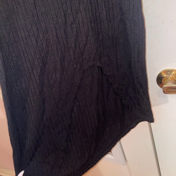 UK2LA Black Slit Dress - Picture 2 of 2